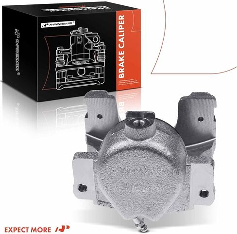A-Premium Disc Brake Caliper Assembly Without Bracket Compatible with Select Ford and Mercury Models - For Mustang, Fairlane, Falcon, Ranchero, Torino, Comet, Cougar, Cyclone, 1968-1973 - Front Driver in Kuwait