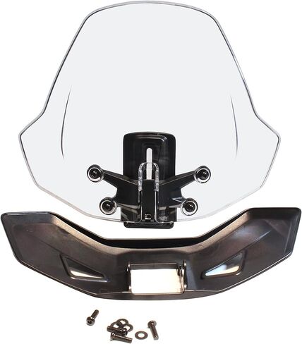 Sport Windshield Compatible with Can Am All Ryker 600/900 Sport & Rally Edition All Models Accessories ,Adjustable Translucent Clear Hardened Coated Wind Shield Replace #219401023 in Kuwait