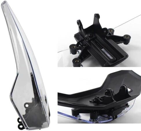 Sport Windshield Compatible with Can Am All Ryker 600/900 Sport & Rally Edition All Models Accessories ,Adjustable Translucent Clear Hardened Coated Wind Shield Replace #219401023 in Kuwait