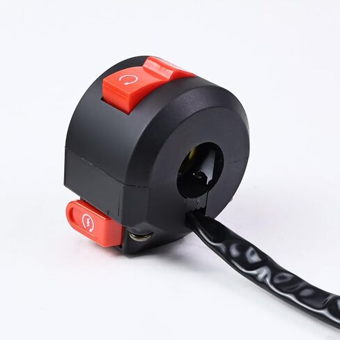 Handlebar Mount Motorbike ON Off Start Kill Switch, 7/8" 22mm 4-Wire Aftermarket Replacement Compatible with 110cc 125cc Taotao ATVs Quad Motorcycle Wheelers Pit Bike in Saudi Arabia