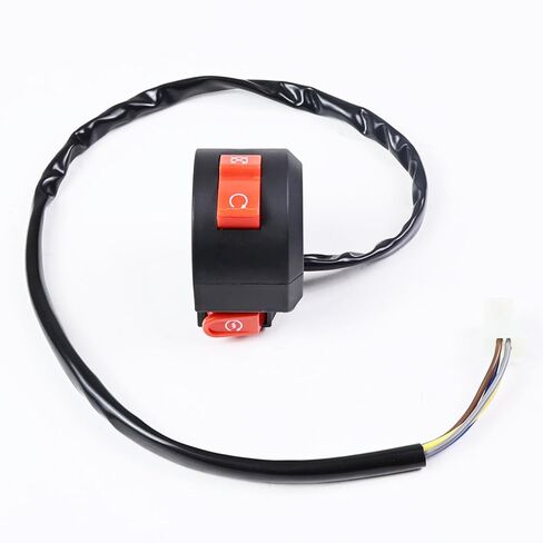 Handlebar Mount Motorbike ON Off Start Kill Switch, 7/8" 22mm 4-Wire Aftermarket Replacement Compatible with 110cc 125cc Taotao ATVs Quad Motorcycle Wheelers Pit Bike in Saudi Arabia