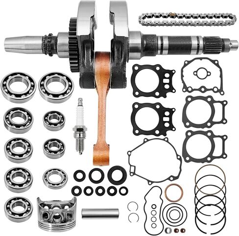 Crankshaft Crank Shaft Kit, Complete Engine Rebuild Kit Compatible with Honda Rancher 350 2000-2006 Replace#13000-HN5-M00 in Saudi Arabia