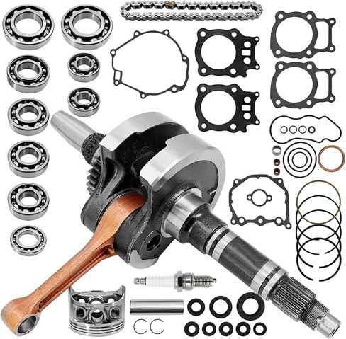 Crankshaft Crank Shaft Kit, Complete Engine Rebuild Kit Compatible with Honda Rancher 350 2000-2006 Replace#13000-HN5-M00 in Saudi Arabia