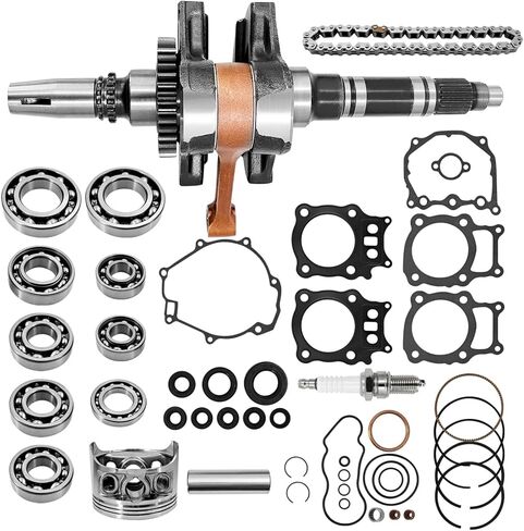 Crankshaft Crank Shaft Kit, Complete Engine Rebuild Kit Compatible with Honda Rancher 350 2000-2006 Replace#13000-HN5-M00 in Saudi Arabia