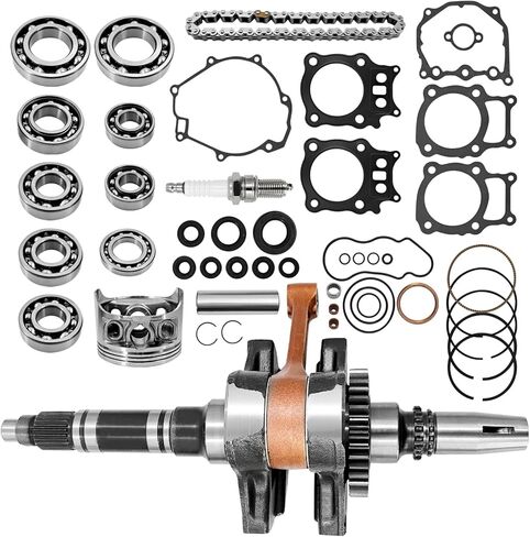 Crankshaft Crank Shaft Kit, Complete Engine Rebuild Kit Compatible with Honda Rancher 350 2000-2006 Replace#13000-HN5-M00 in Saudi Arabia