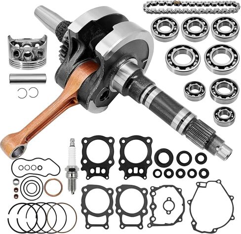 Crankshaft Crank Shaft Kit, Complete Engine Rebuild Kit Compatible with Honda Rancher 350 2000-2006 Replace#13000-HN5-M00 in Saudi Arabia