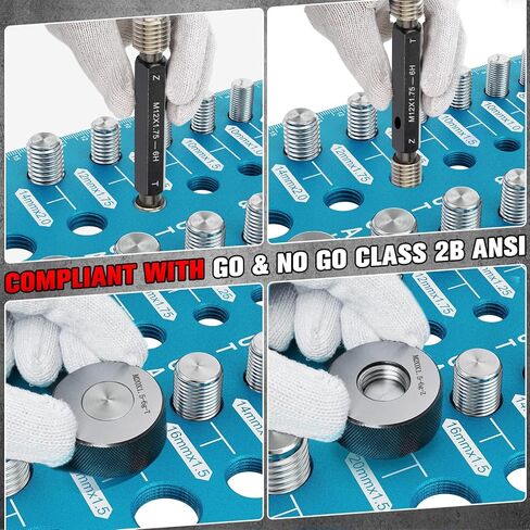 Nut and Bolt Thread Checker Standard and Metric,Bolt Size and Thread Gauge (34 Thread Checker) in Saudi Arabia