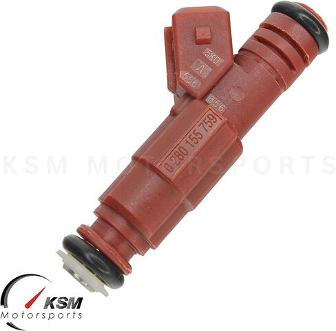 8 x EV1 Fuel Injectors 30lb 315cc Style High Impedance Replaces 0280150945, Compatible with Chevy Corvette Camaro/Pontiac Firebird TransAm, 86-95 Ford Mustang GT, LX, Cobra 5.0L / 96-04 Mustang GT in Saudi Arabia