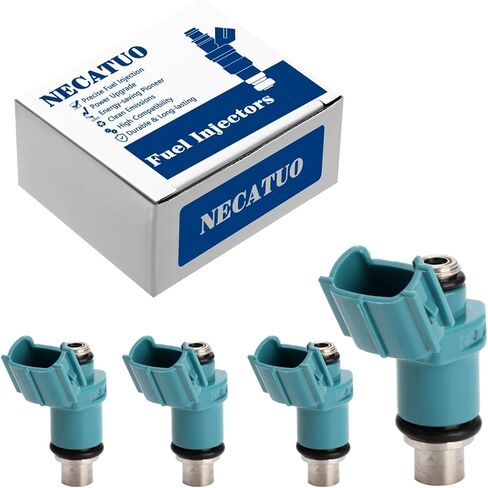 Set of 4 Fuel Injectors - Compatible with Suzuki Marine Outboard DF90 DF100 DF115 DF140 Mercury 115 HP 4 Stroke - Replaces MD319791 15710-65D00 CDH210 in Saudi Arabia