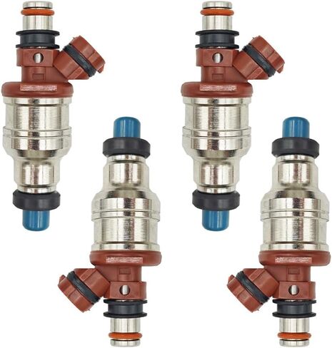 23209-35040 23250-35040 fuel injectors set of 4, Compatible with Toyota 2.4L 4Runner Pickup 1989 1990 1991 1992 1993 1994 1995, Fuel Injector Nozzle Replace FJ522, 2 Holes in Saudi Arabia