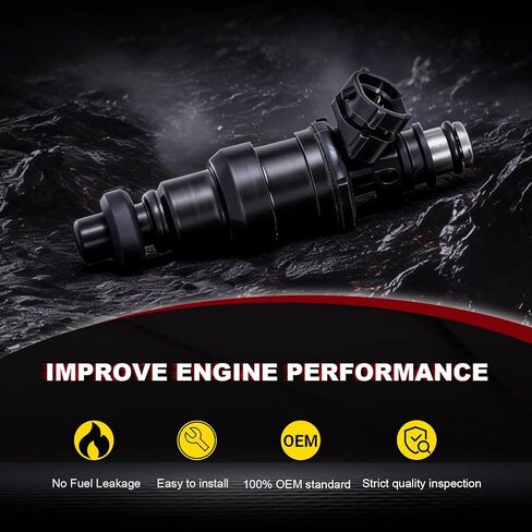 حاقن الوقود متوافق مع 2019 2022 لسيارة Toyota Corolla، 2016-2022 لسيارة Toyota Prius، 2019-2022 لسيارة Toyota Prius AWD-e، 2017-2022 لسيارة Toyota Prius Prime استبدال مع FJ1409،84212430 4 قطع in Kuwait