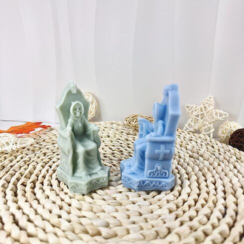 Grim Reaper Candle Mold, Halloween Soy Wax Candle Making Kit, Premium Silicone Mold for DIY Scary Ghost, Skull, Pumpkin Decorations in Kuwait