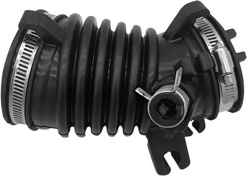 Car Air Cleaner Intake Hose Tube with Clamps, Rubber Vehicle Intake Filter Duct Tube Replaces 17225-R1A-A01, Auto Engine Air Filter Hose Boot, Compatible with Ilx 2.0L Civic 1.8L in Kuwait