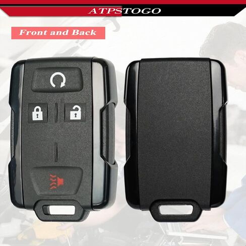 DIY Car Key Fob Replacement Kit Fits for GMC Sierra Canyon Chevy Silverado Colorado 2014 2015 2016 2017 2018 Keyless Entry Remote Replace M3N-32337100 315MHz Black in Saudi Arabia