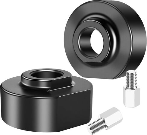 2" Front Leveling Kit Compatible with Ford for F-150 1981-1996, for F-250/F-350 Super Duty 1999-2020, for Excursion 2000-2005, 2 inch Strut Spring Spacers with 3/4" Stud Extenders (2WD Only) in Saudi Arabia