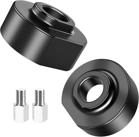 2" Front Leveling Kit Compatible with Ford for F-150 1981-1996, for F-250/F-350 Super Duty 1999-2020, for Excursion 2000-2005, 2 inch Strut Spring Spacers with 3/4" Stud Extenders (2WD Only) in Saudi Arabia