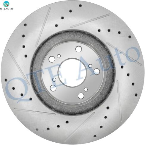 PM Auto Front 300mm Drilled Slotted Disc Brake Rotors Replacement For 1999-2008 Acura TL in Kuwait