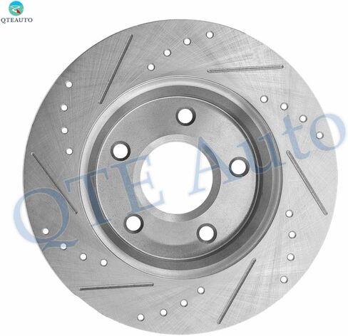 مجموعة PM Auto مكونة من 4 دوارات قرص فرامل أمامية 302 مم - خلفية 328 مم مثقوبة متوافقة مع 2015 RAM C/V in Kuwait