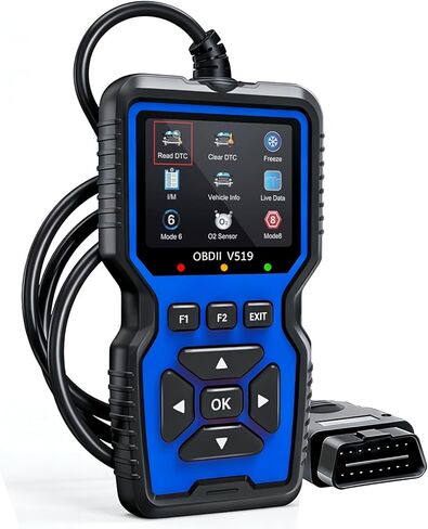 ماسح ضوئي للسيارة V519 obd ii، مكتشف الأخطاء التشخيصية، اكتشاف رمز الخطأ وتدفق البيانات في الوقت الحقيقي، متوافق مع جميع مركبات بروتوكول obd ii من عام 1996+ in Kuwait