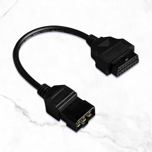 كابل محول obd2 لمركبات الديزل هيتاشي 24 فولت 6 دبوس obd2 16pin إلى obd1 6pin obdii موصل تشخيص السيارة متوافق مع الماسح الضوئي التشخيصي obd ii in Kuwait