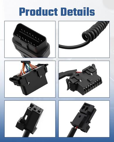 كابل Obd2 لبوابة الأمان المحدثة مناسب لـ Dodge Cummins RAM 1500 2500 2018 2019 2020، تصميم سلك زنبركي مطور in Kuwait