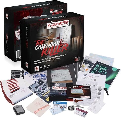 The Calendar Killer - لعبة لغز جريمة قتل غامرة مبنية على قصة للبالغين | فيلم جريمة تفاعلي يحتوي على أدلة مادية ومشاهد وأدلة للوسائط المتعددة | تجربة سينمائية غامضة in Kuwait