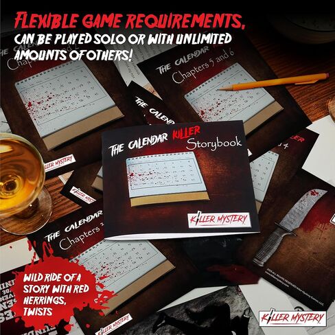 The Calendar Killer - لعبة لغز جريمة قتل غامرة مبنية على قصة للبالغين | فيلم جريمة تفاعلي يحتوي على أدلة مادية ومشاهد وأدلة للوسائط المتعددة | تجربة سينمائية غامضة in Kuwait