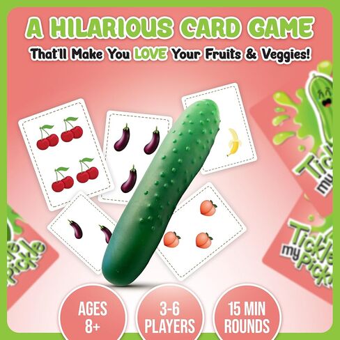 Tickle My Pickle: لعبة بطاقات عائلية مرحة للأطفال والكبار - متعة الفواكه والخضروات سريعة الوتيرة! in Kuwait