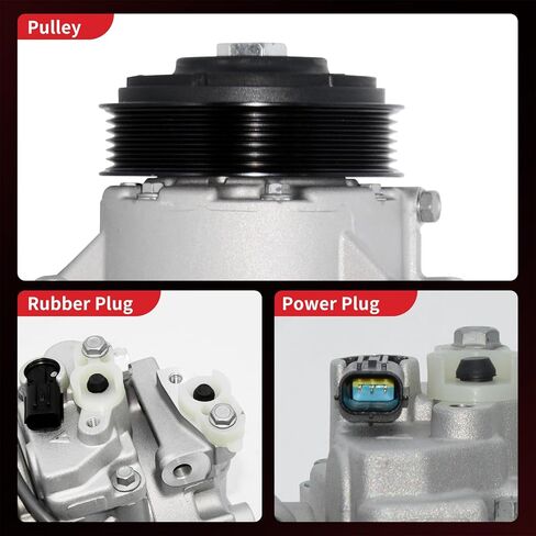 ضاغط تكييف الهواء PHOBOOS مع قابض متوافق مع Subaru Legacy 2010-2012، Legacy 2013-2019 H6 3.6L، Outback 2010-2012، Outback 2013-2019 H6 3.6L، Impreza 2010-2011 H4 2.5L، Ref.178321 in Kuwait