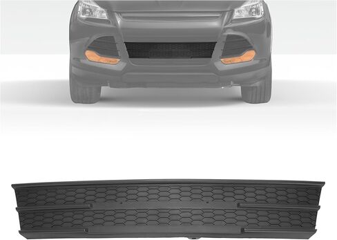 شبكة سفلية للمصد الأمامي من HECASA متوافقة مع 2013-2016 Ford Escape FO1036153 غطاء مشعاع ممتص للصدمات من البلاستيك (PP) أسود in Kuwait