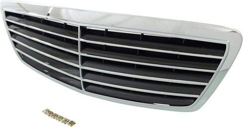 مجموعة شبكة Garage-Pro متوافقة مع غطاء الكروم M Mercedes Benz S-CLASS 2003-2006/إدراج أسود مطلي in Kuwait