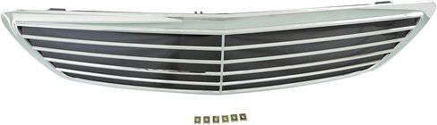 مجموعة شبكة Garage-Pro متوافقة مع غطاء الكروم M Mercedes Benz S-CLASS 2003-2006/إدراج أسود مطلي in Kuwait