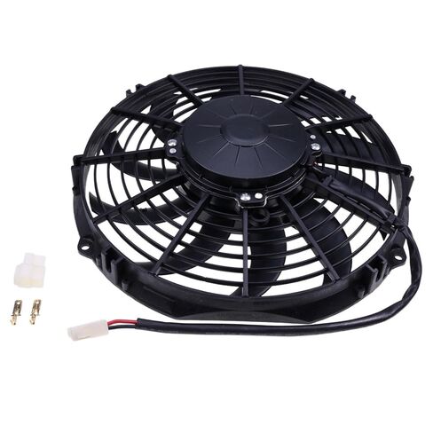 10 Inch Dia 255mm Universal 12V Blow Cooling Fan Compatible with Spal 30100320 Transmission Coolers in Kuwait