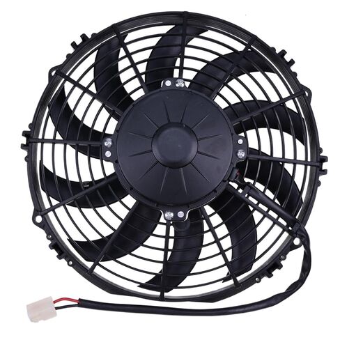10 Inch Dia 255mm Universal 12V Blow Cooling Fan Compatible with Spal 30100320 Transmission Coolers in Kuwait