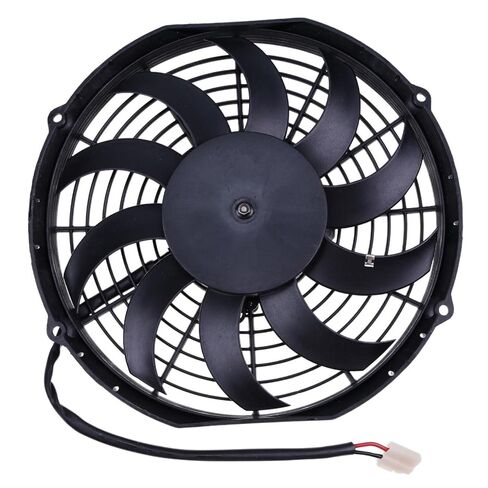10 Inch Dia 255mm Universal 12V Blow Cooling Fan Compatible with Spal 30100320 Transmission Coolers in Kuwait