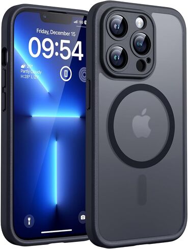 TOCOL 3 in 1 Magnetic for iPhone 12 Case, Upgraded [Full Camera Protection] [Compatible with Magsafe] [15FT Military Grade Protection] Bumper for iPhone 12 6.1, Light Green in Saudi Arabia