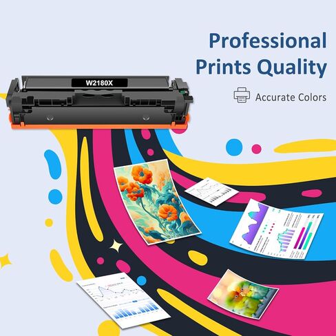 218X Toner Cartridges 4 Pack Pro 3301fdw 3201dw Toner Compatible for HP 218X 218A for Color Laser Pro 3201dw MFP 3301 Series 3301fdw 3301sdw 3301cdw Printer Ink with Chip (Black/Cyan/Magenta/Yellow) in Saudi Arabia
