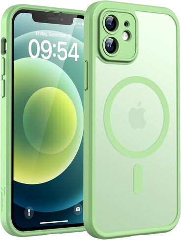 TOCOL 3 في 1 MAGNETER for iPhone 12 CASE ، تم ترقيته [حماية الكاميرا الكاملة] [متوافق مع MAGSAFE] [حماية من الدرجة العسكرية 15 قدمًا] المصد من iPhone 12 6.1 in Saudi Arabia
