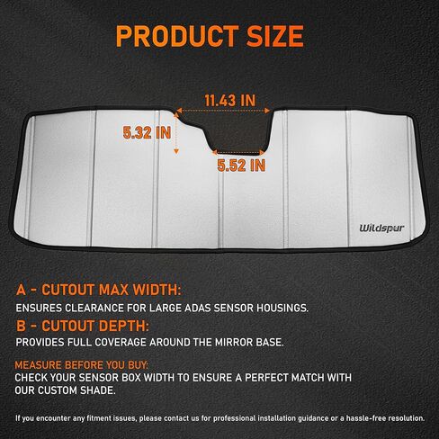 Custom Fit 2021-2025 Bronco Windshield Sun Shade for Ford Bronco 2021 2022 2023 2024 2025 - Upgraded 6-Layer Triple Laminate Core Front Window Shade - Accordion Folding Design with Storage Bag in Saudi Arabia