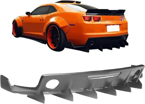موزع روائح خلفي من IKON MOTORSPORTS متوافق مع 2010-2015 شيفروليه كامارو، ZL1 MB Style PP، غطاء ممتص للصدمات سفلي in Kuwait