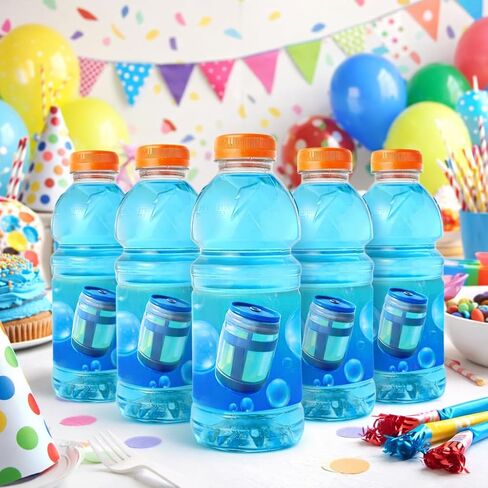 Game Bottle Labels for Birthday Party Gamer Party Favors Game Theme Party Decorations (24PCS) in Saudi Arabia