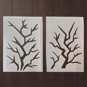 Lightning Bolt Stencil – Reusable Electricity, Energy, and Bold Design Template for Painting, Walls, Wood, Fabric, and DIY Art Projects (4 Pcs Set) in Saudi Arabia