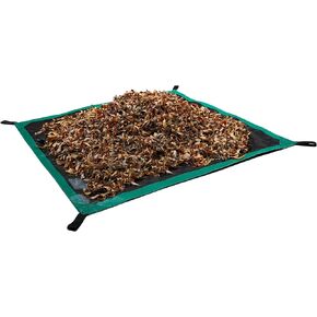RAINDEWAY 6x6 Feet Leaf Tarp with Handles,10 Mil Small Tarp for Leaves,Multipurpose Tarps for Furniture,Sandbox,Firewood,Camping Tent,Patio in Saudi Arabia