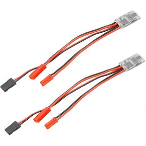 1S-3S Micro Brushed ESC 10A Dual-Way with/Without Brake 5V 1A BEC Motor Speed Controller for RC Vehicle Model Airplane (Two Way no Brake(2pcs)) in Saudi Arabia