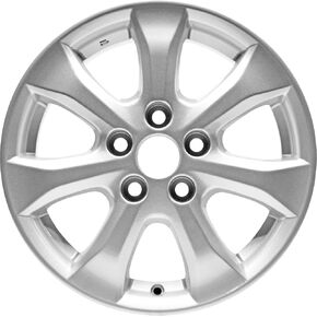 حافة عجلة من سبائك الألومنيوم الفضية OEM مقاس 16 بوصة 16 × 6.5 بوصة لسيارة تويوتا كامري 2007-2011 | 69495 | 7 المتحدث in Kuwait