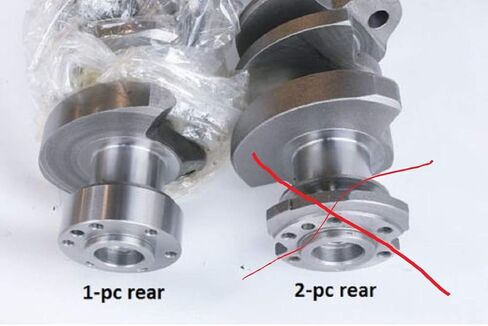 Engine Rebuild Kit compatible with Mercruiser Marine 140hp Chevy 3.0L, For engines with 1 piece rear main seal. Please see description. in Saudi Arabia