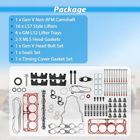 5.3 NON AFM DOD Disable Camshaft Lifter Kit Fits for Chevy Corvette Silverado Suburban for GMC Sierra for Cadillac CTS Escalade 2014-2021 5.3L V8, 12619823 12499225 HS26744PT HS54996A 12499255 ES73121 in Saudi Arabia