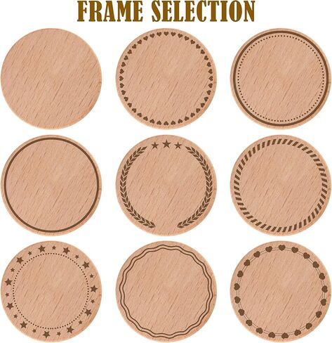 30-1000 Pcs Custom Wooden Drink Tokens，Double Sided Engraved with Your Logo/Text,Personalized Wood Round Tokens for Bars, Wedding Partys, Corporate Events, Game Nights in Saudi Arabia