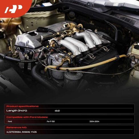 كابل حماية ناقل الحركة الأوتوماتيكي A-Premium 49.61 بوصة متوافق مع Ford F-150 F150 2004، بدون وحدة التحكم في التدفق in Kuwait