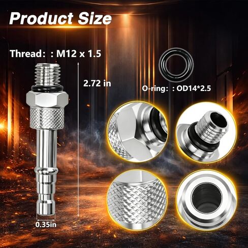 محول تعبئة سائل ناقل الحركة متوافق مع مرسيدس بنز 722.9 7G-Tronic C300 E350 E550 ML350 GL450 S550، 304 من الفولاذ المقاوم للصدأ، مع حلقة O-Ring X2 in Kuwait